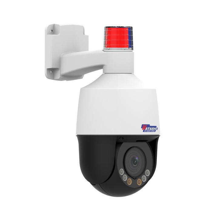 กล้องสปีดโดม (PTZ) รุ่น WSP093U #กล้องติดไซเรนตำรวจ #2MP #Optical Zoom 4X #IR 50m #APP Watashi touch