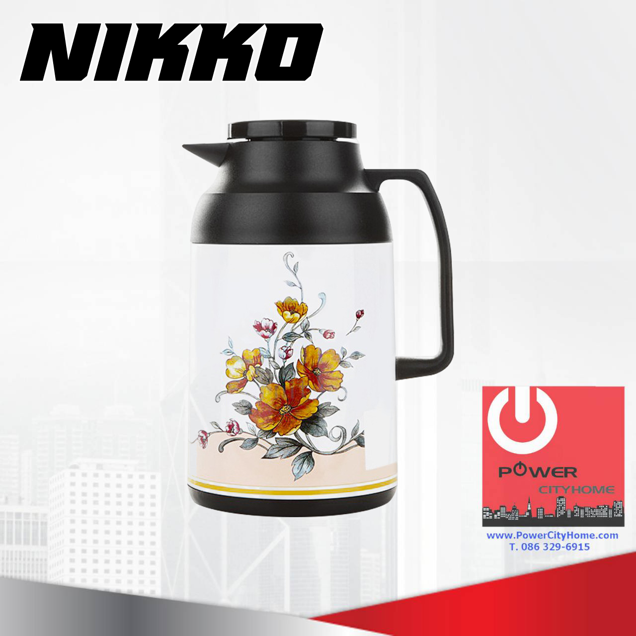 กระติกเก็บน้ำร้อน Nikko 1.0 ลิตร รุ่น AP-155