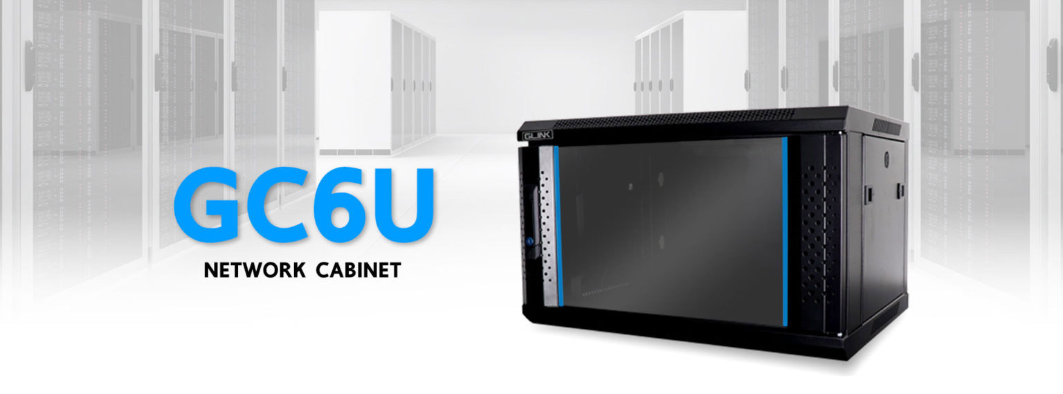 ตู้ RACK GLINK CABINET RACK/Rack 6U 19"/GC6U 45 BLACK/WHITE