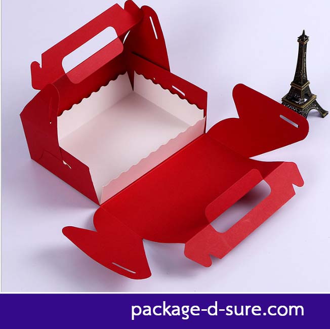 กล่องหูหิ้ว ไซส์ใหญ่พิเศษ 15x20x9 กระดาษแดง แพค 50 ใบ