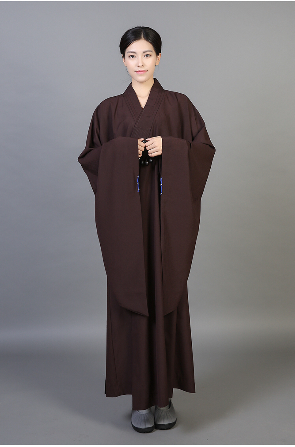 ชุดแม่ชี ผ้าลินิน รหัส S 55 สินค้าพร้อมส่ง