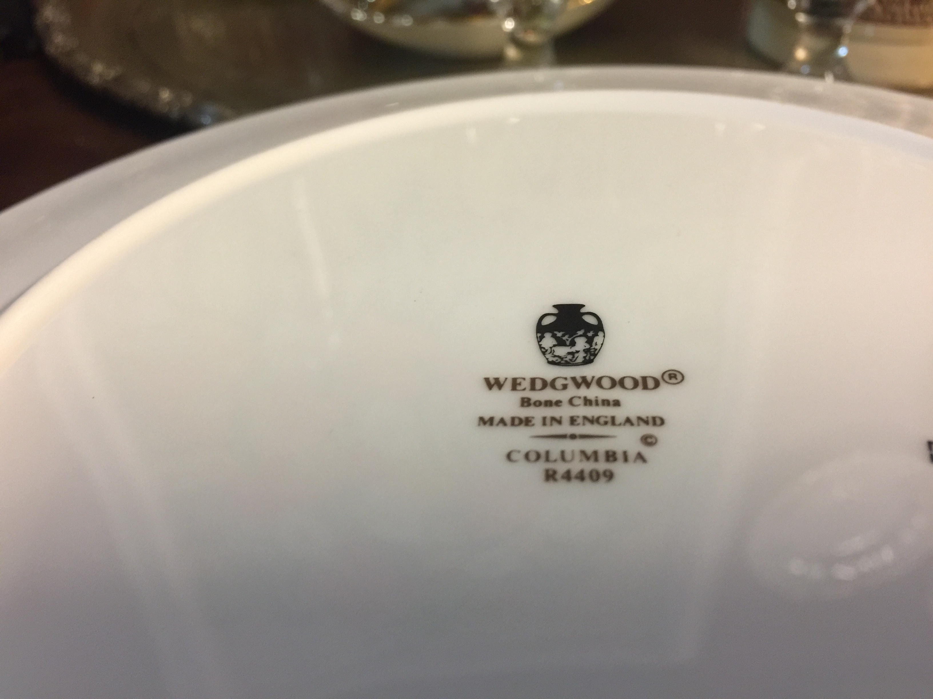 Wedgwood Columbia-sage Green and Gold