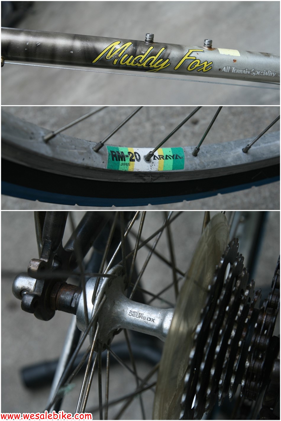 จักรยานโครโมลี่ Araya Muddy Fox ท่อTange ล้อ26นิ้ว ไซส์ S