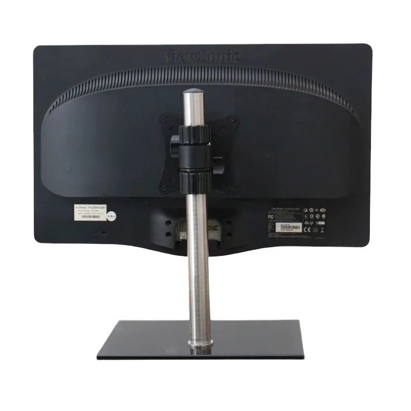 ขาตั้งจอคอม รองรับ14-27” KC-122 ฐานรองกระจกนิรภัย สวยงาม หมุนซ้ายขวาได้360องศา