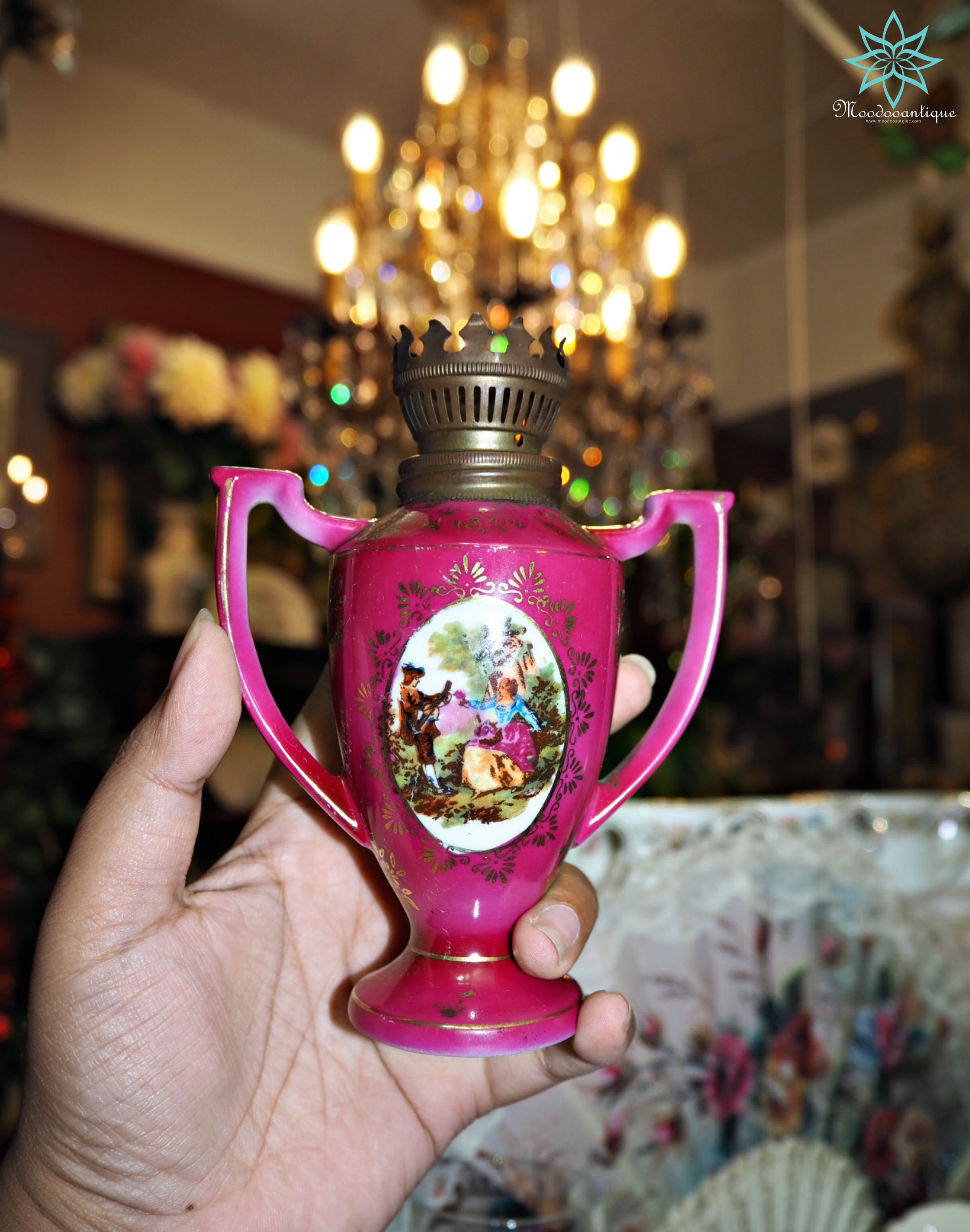 ตะเกียงแอนทีคใบเล็กจากตุรกี