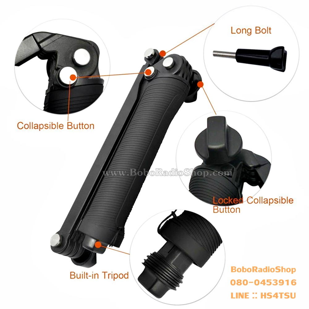 ไม้ 3Way สำหรับกล้อง GoPro ทุกรุ่น