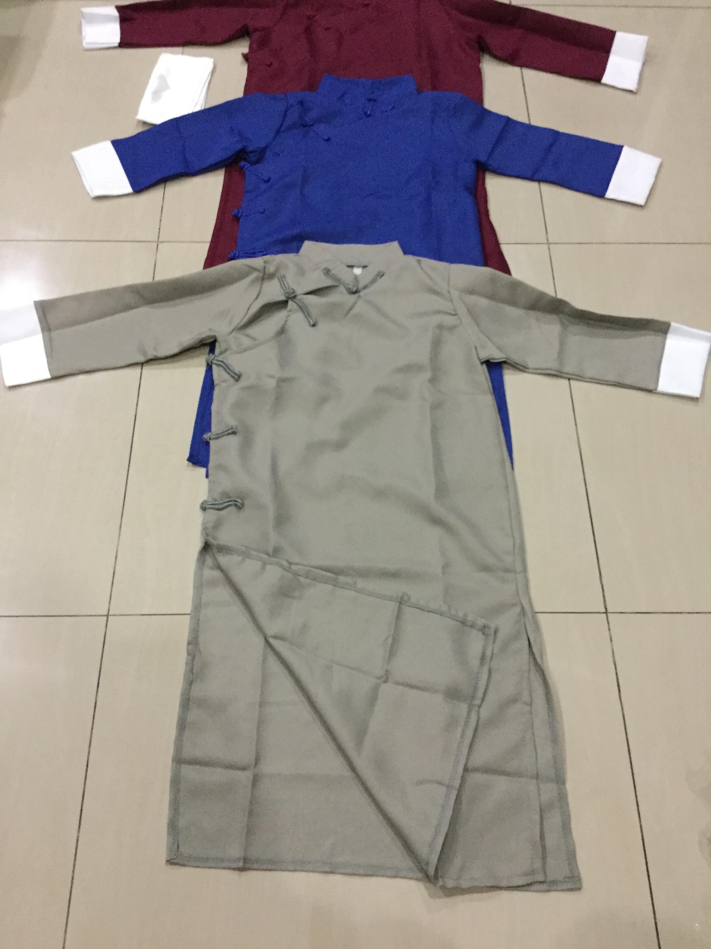 ชุดเจ้าพ่อเซี่ยงไฮ้เด็ก. สีเทา รหัส CG 51 สินค้าพร้อมส่ง