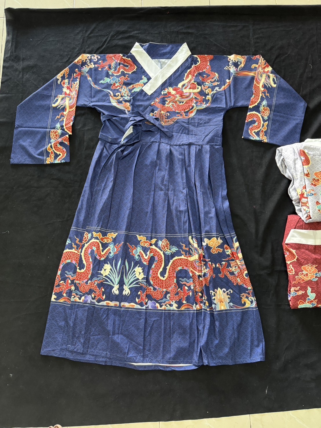 ชุดองค์ชายหมิง สีน้ำเงิน รหัส PO744