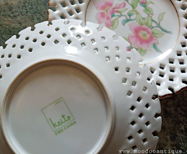 จานขนมลายฉลุ Keito Japan