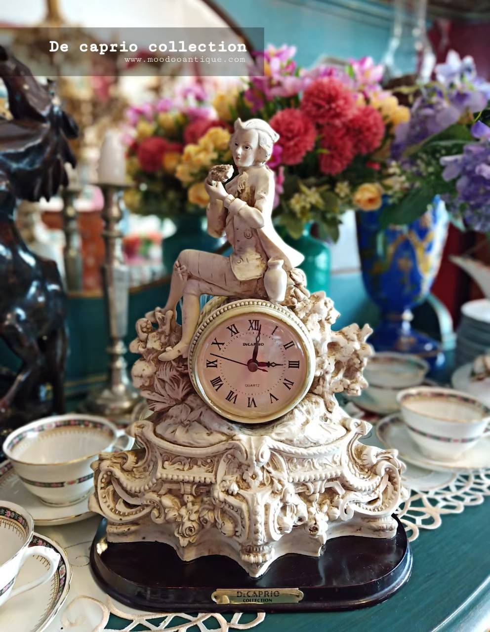 De caprio collection รูปปั้น นาฬิกาตกแต่ง