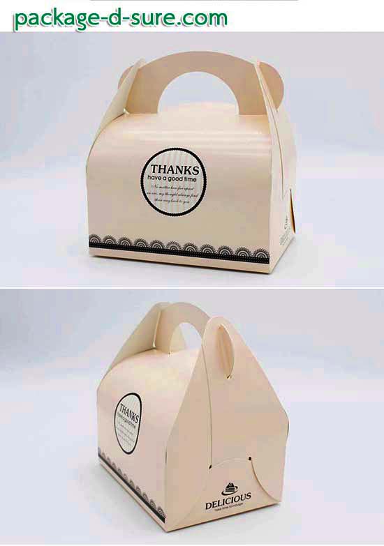 กล่องหูหิ้ว Thanks 10x13.5x10.5 ชมพูโอรสอ่อน