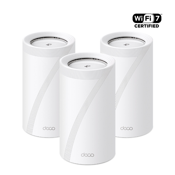 Deco BE85(3-Pack) BE22000 Whole Home Mesh Wi-Fi 7 System