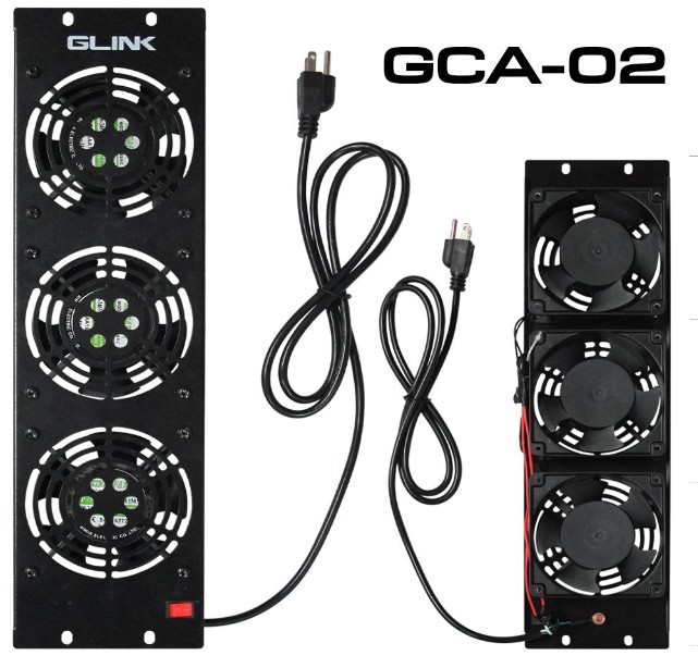 Glink 3way Cooling fans Rack Accessory GCA-02