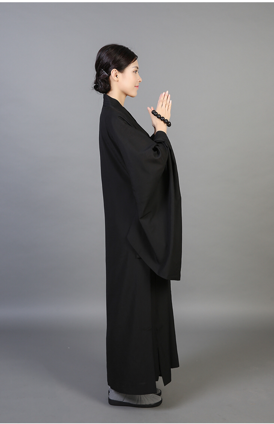 ชุดแม่ชี ผ้าลินิน รหัส S 55 สินค้าพร้อมส่ง