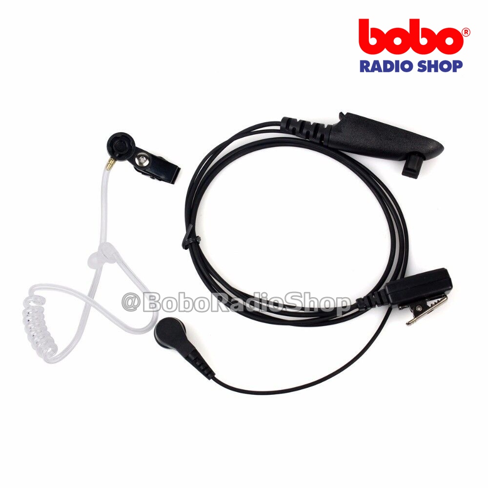 ชุดไมค์พร้อมหูฟัง ท่อใสแบบ FBI สำหรับ MOTOROLA GP328,GP338,HT750,HT1250