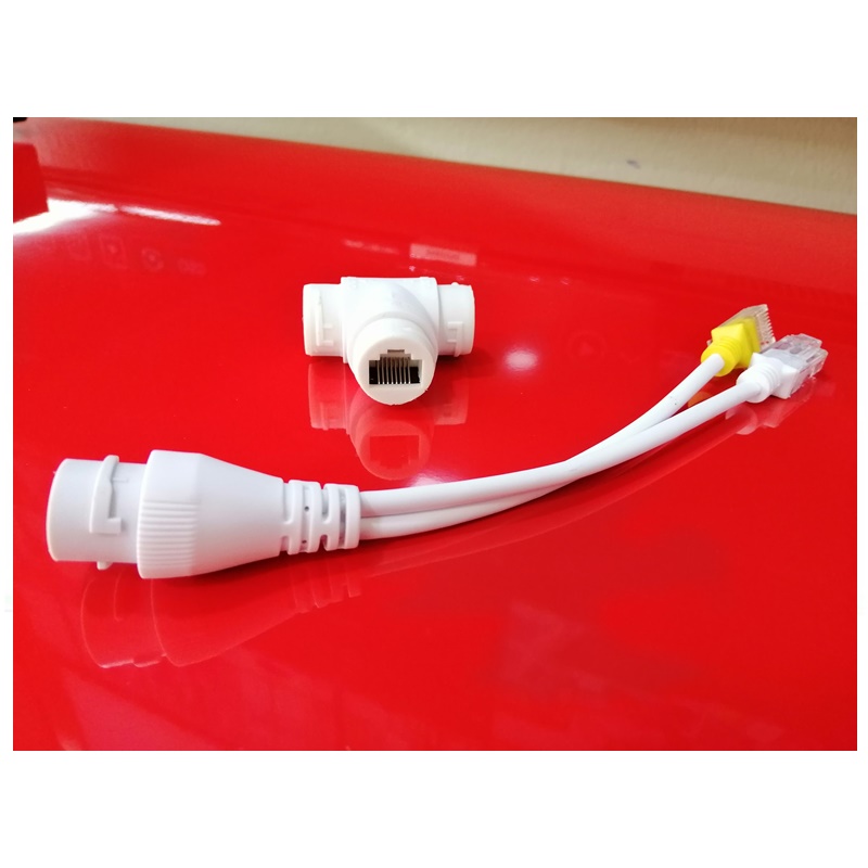 HG-NSC2P ตัวแปลงสัญญาณสำหรับกล้อง IP Cam+PoE, PoE Synthesis Separation Converter, Support IEEE802.af/at, Maximum transmission distance: 220m