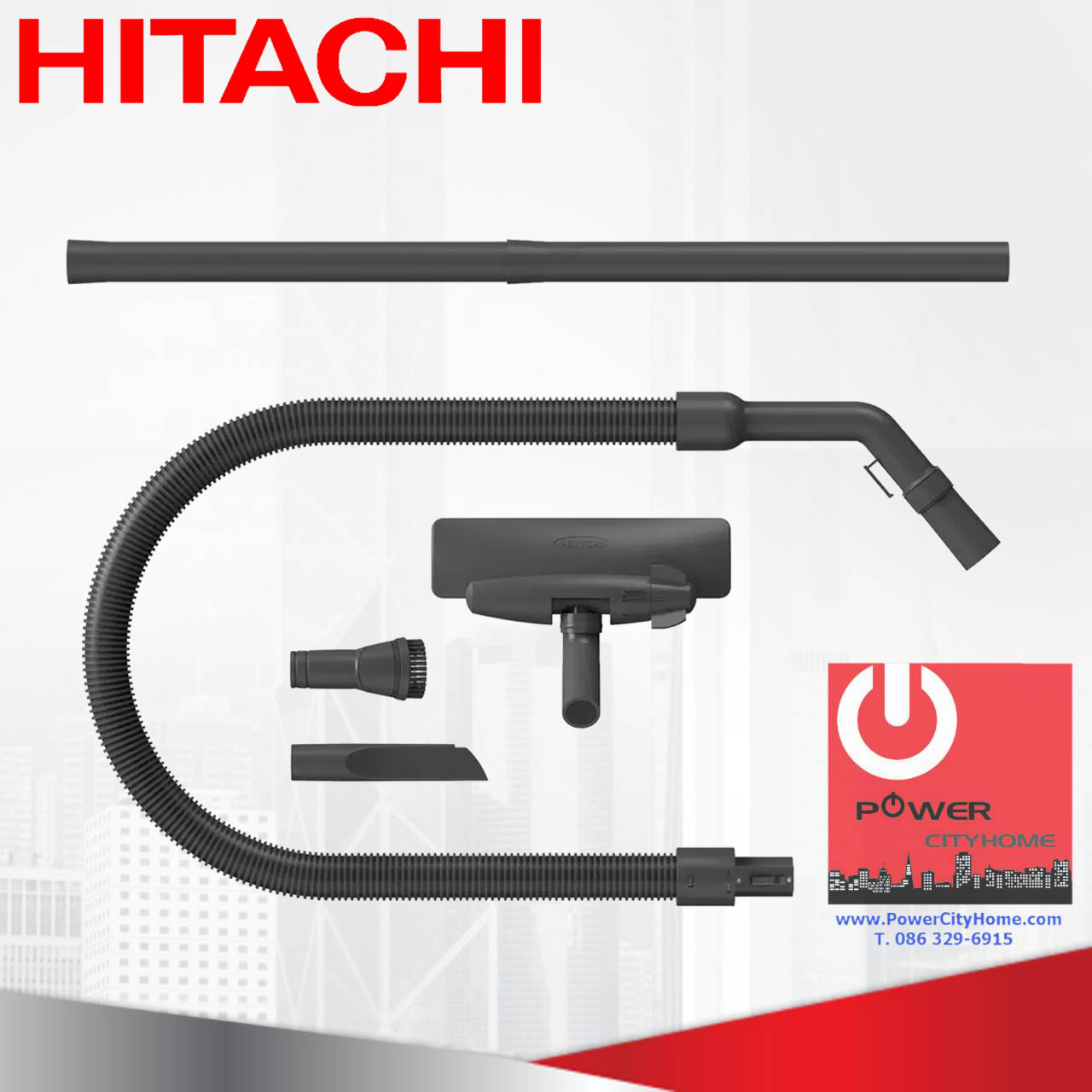 เครื่องดูดฝุ่น ชนิดถังเก็บฝุ่น ฮิตาชิ 1600 วัตต์ ถังจุฝุ่น 12 ลิตร รุ่น CV-930F