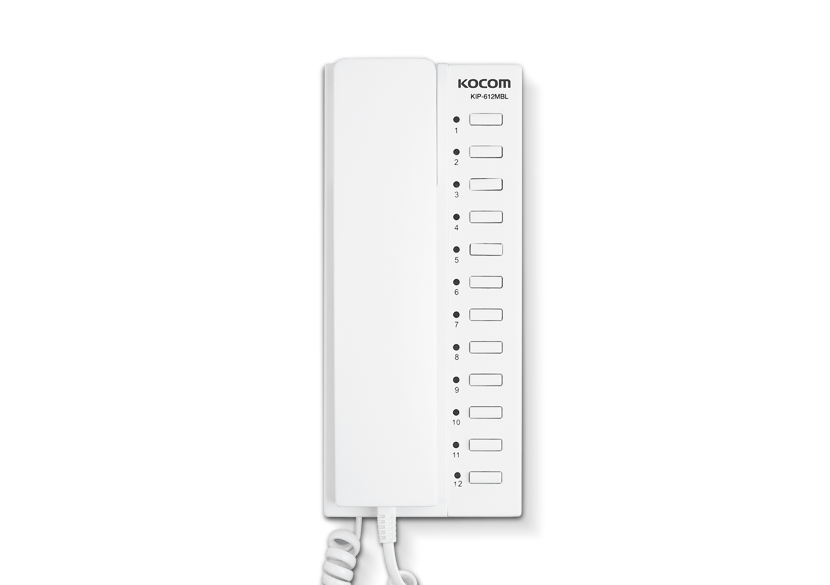 KIP-612ML 12CH Multiple Interphone (Master unit)