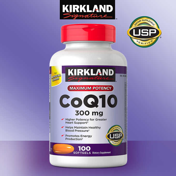 Kirkland Maximum Potency CoQ10 300mg - 100 เม็ด หมดอายุ 11/2026