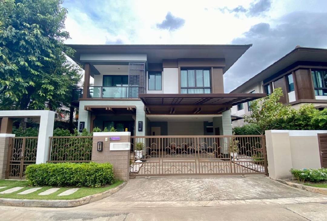 (เช่าแล้ว 26/1/66) ให้เช่าบ้านเดี่ยว 2 ชั้น ม.เศรษฐสิริ วัชรพล พร้อมเฟอร์นิเจอร์ครบ