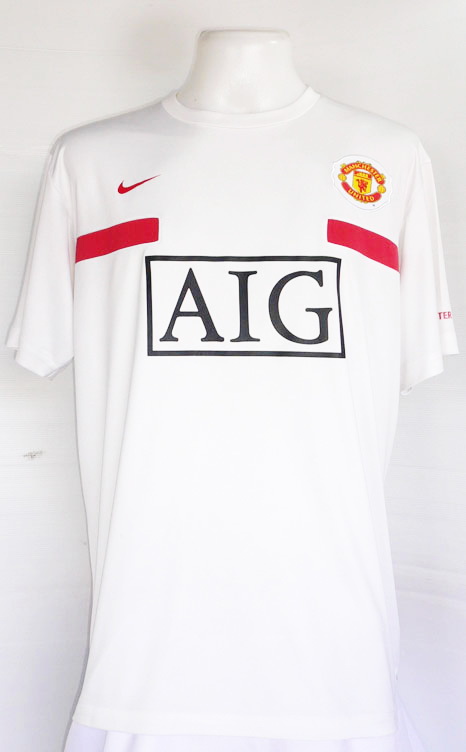 เสื้อฟุตบอล NIKE MANCHESTER UNITED (เสื้อซ้อม2009) ไซส์ XL รอบอก 46 นิ้ว