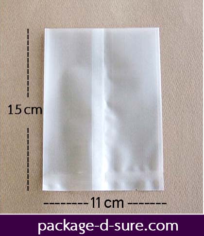 โปรโมชั่น//ถุงซีลกลาง ขอบเรียบ 11x15 เนื้อกึ่งขุ่น แพ็ค 100 ใบ