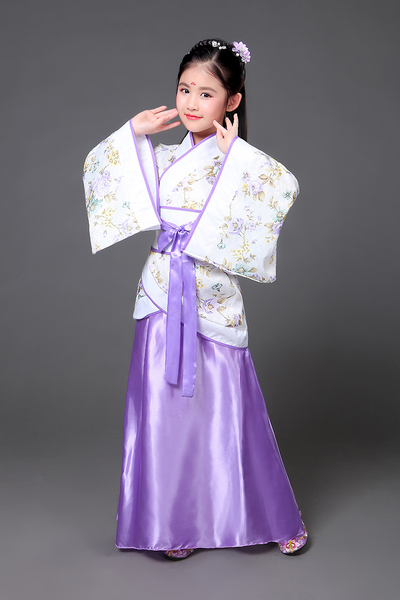ชุดจีนราชวงศ์ถัว สีม่วง รหัส SF 39
