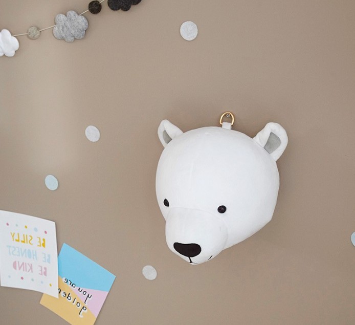 หัวตุ๊กตาตกแต่งผนัง 3D Animals Head wall decoration