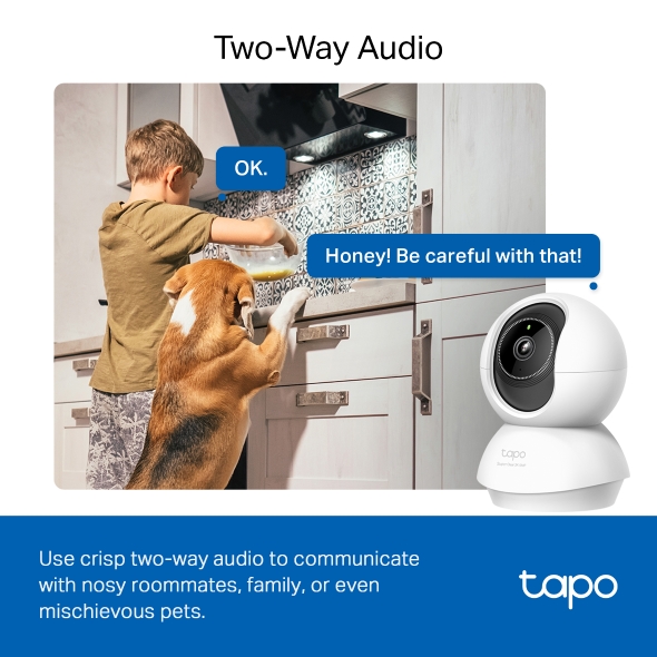 Tapo C230 Pan/Tilt AI Home Security Wi-Fi Camera