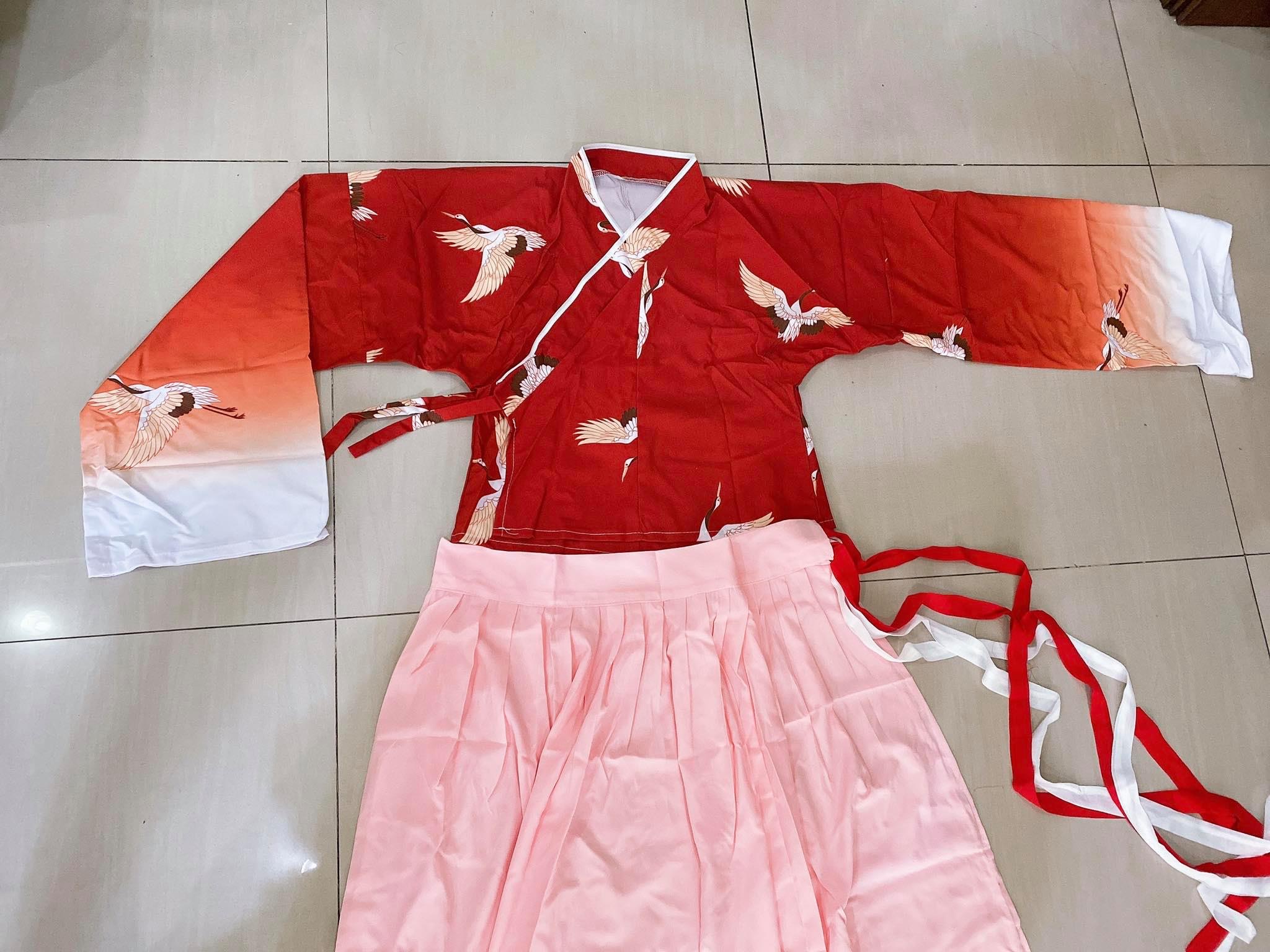 ชุดHUNFU รหัส TYD 54 สีไวท์แดง