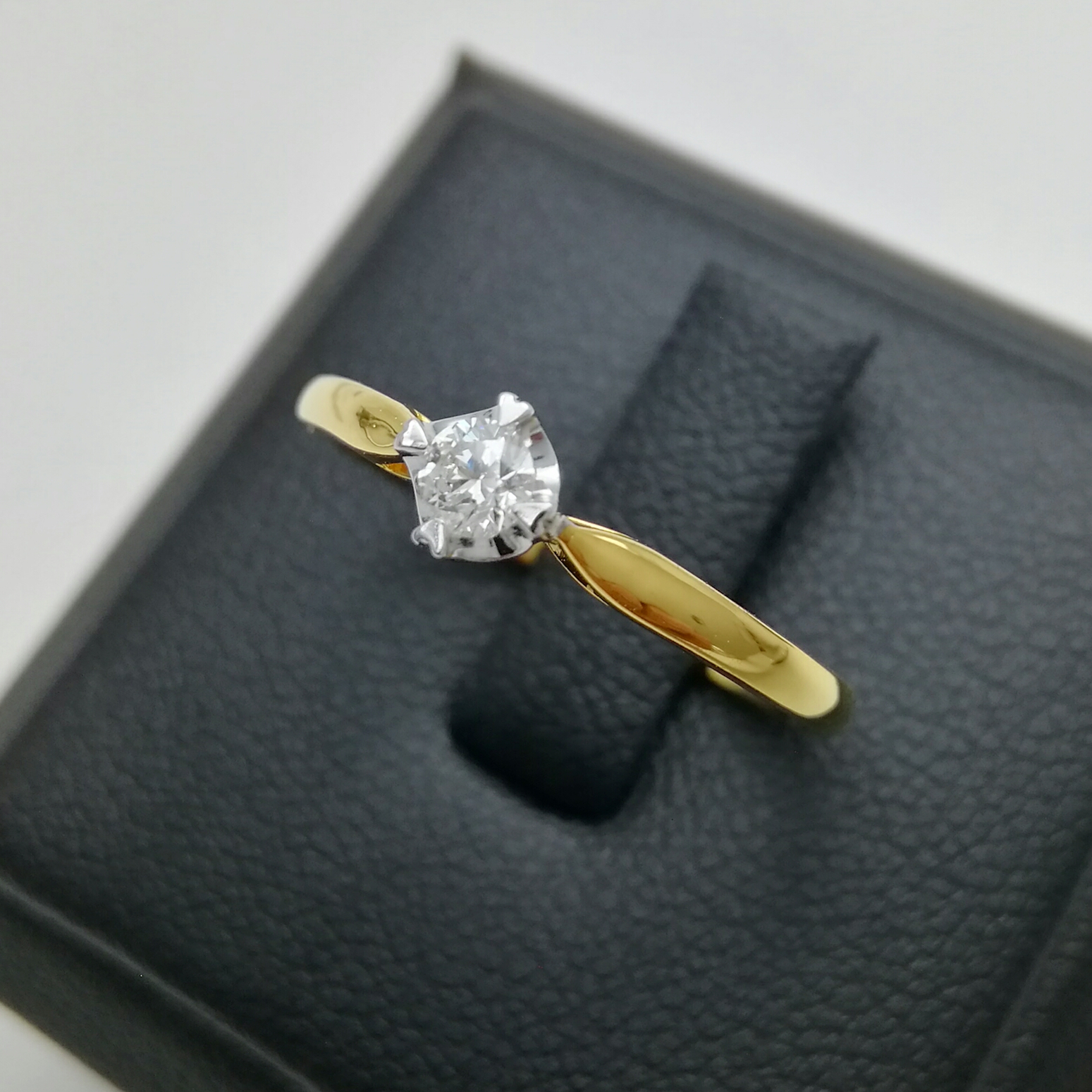 แหวนเพชรแท้ 0.10 cts
