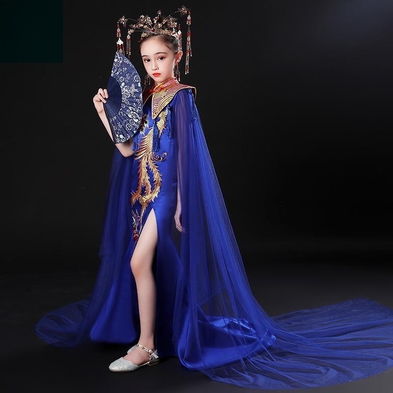 #ชุดเจ้าหญิงสีน้ำเงิน . รหัส HI215 สินค้าพร้อมส่ง