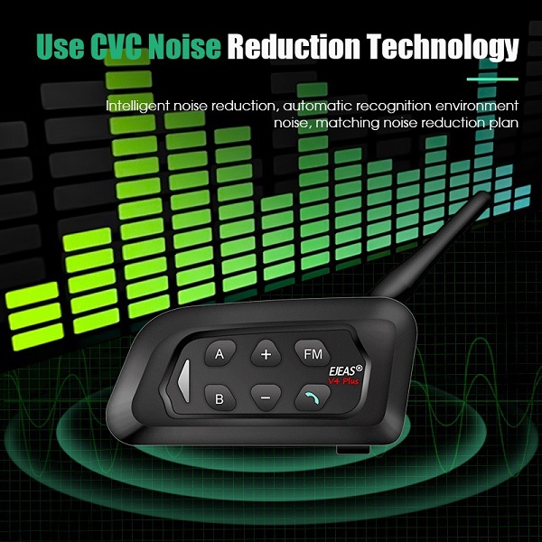 Ejeas V4C Plus Referee Intercom บลูทูธอินเตอร์คอม อุปกรณ์สำหรับผู้ตัดสินกีฬา (แพคสี่)