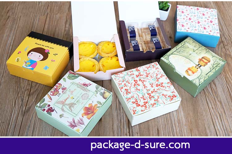 กล่องสี่เหลี่ยมจัตุรัส เปิดบน 13.5x13.5x5 สีเหลือง ลายเด็กชาย