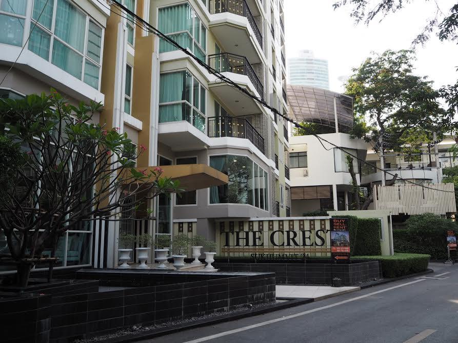 ขายพร้อมผู้เช่าคอนโด The Crest สุขุมวิท 24 ห้องสวยพร้อมอยู่ ใกล้ BTS พร้อมพงษ์