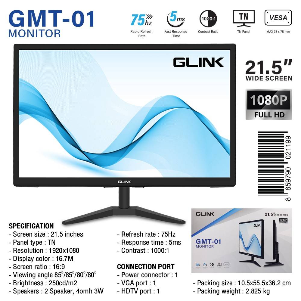 Monitor 21.5 Glink รุ่น GMT-01