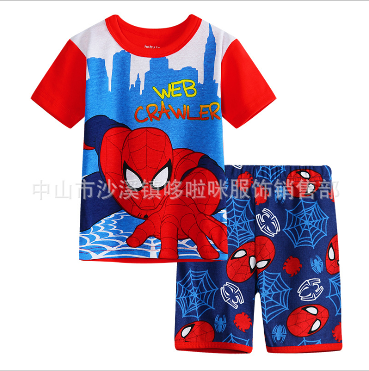 ชุดนอนเด็กเล็ก แขนสั้น ขาสั้น Size 90,95