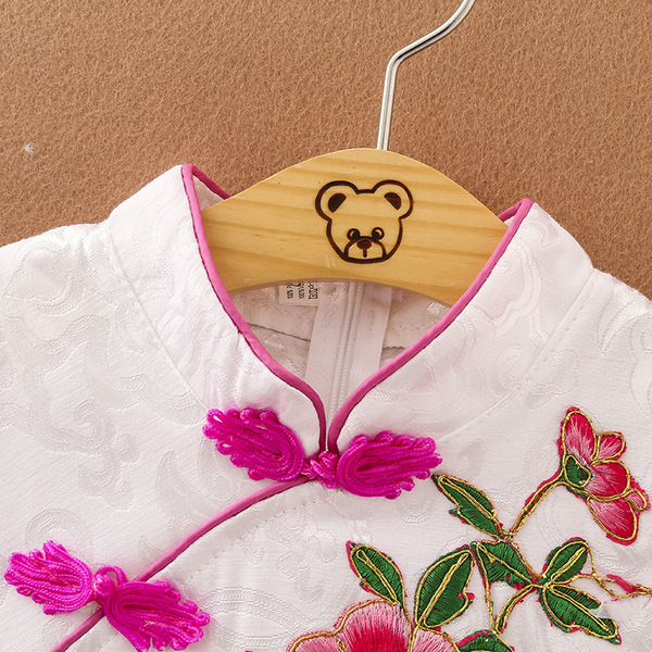 ชุดลายดอกโบตั๋น สีชมพู รหัส.BB48