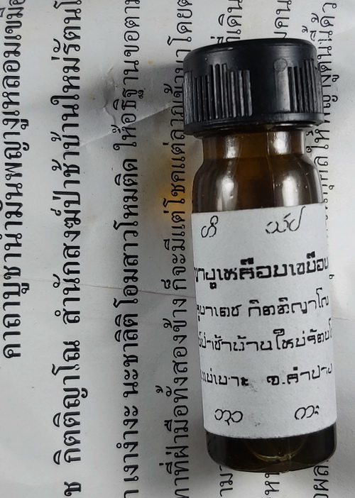 น้ำมันพญางูเหลือมเขมือบทรัพย์ ครูบาเดช สำนักสงฆ์ป่าช้าบ้านใหม่รัตนโกสินทร์ จ.ลำปาง