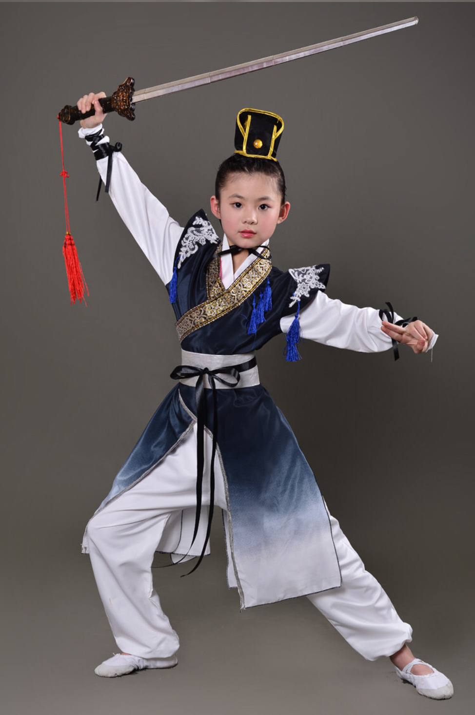 ชุดอัศวิน สีดำน้ำเงิน รหัส AUS 45