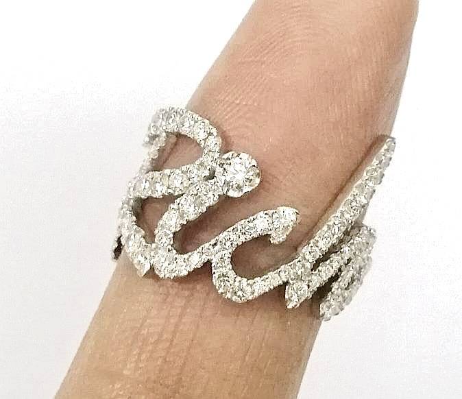 แหวนเพชรแท้ตัวอักษร Rich