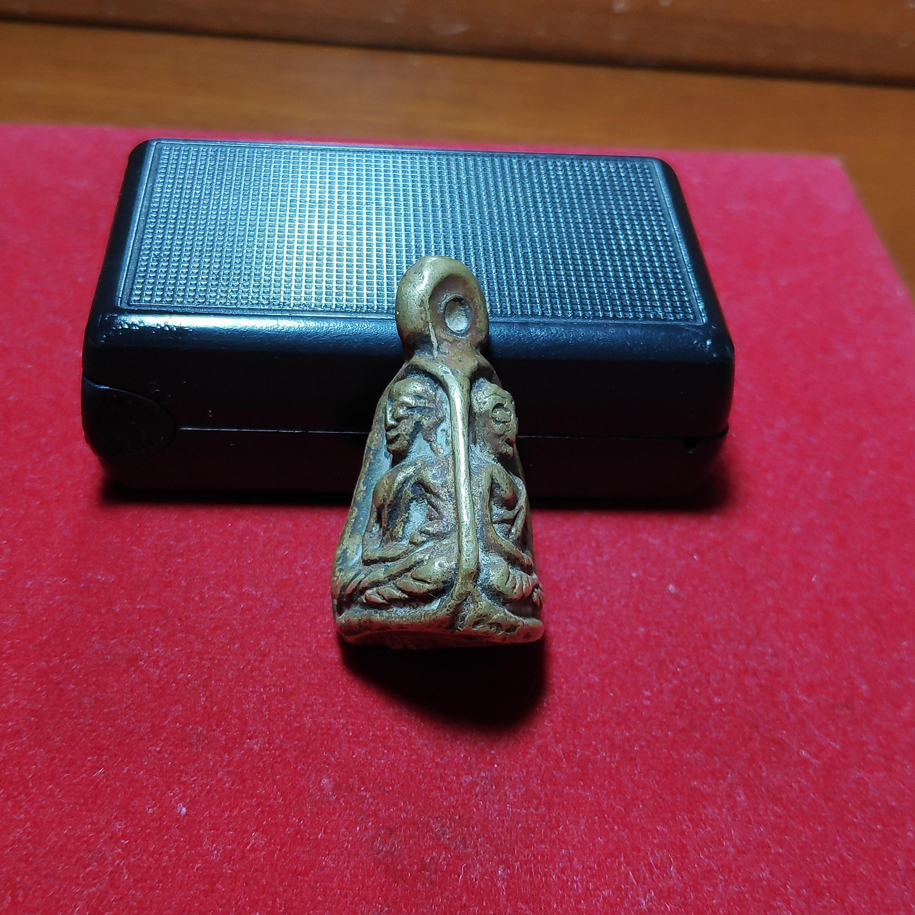 รูปหล่อหลวงพ่อเงินวัดบางคลานพิมพ์สามเกลอ