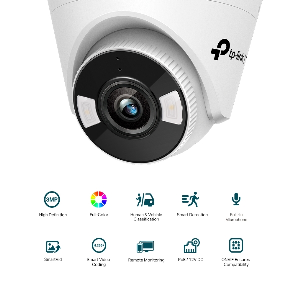 VIGI C430 VIGI 3MP Full-Color Turret Network Camera