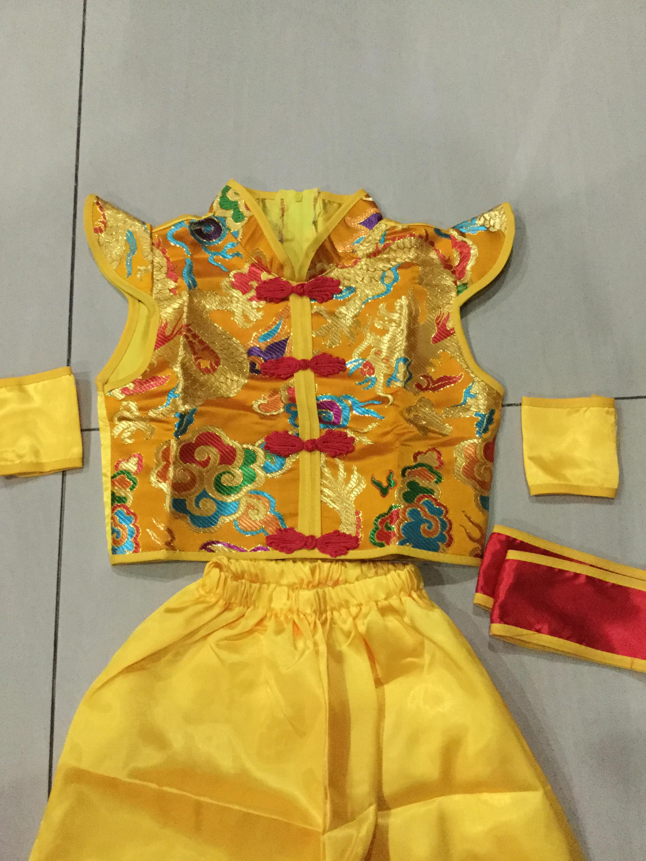 ชุดเต้นเด็กชายสีทอง . รหัส MC 28. สินค้าพร้อมส่ง