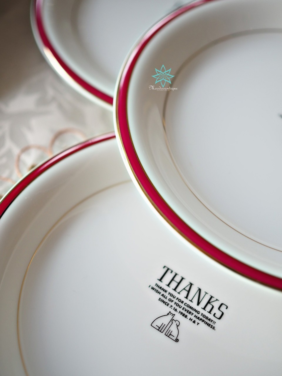 จานขนม แบรนด์ TABLE WARE Adam & Eve Tachikichi Japan