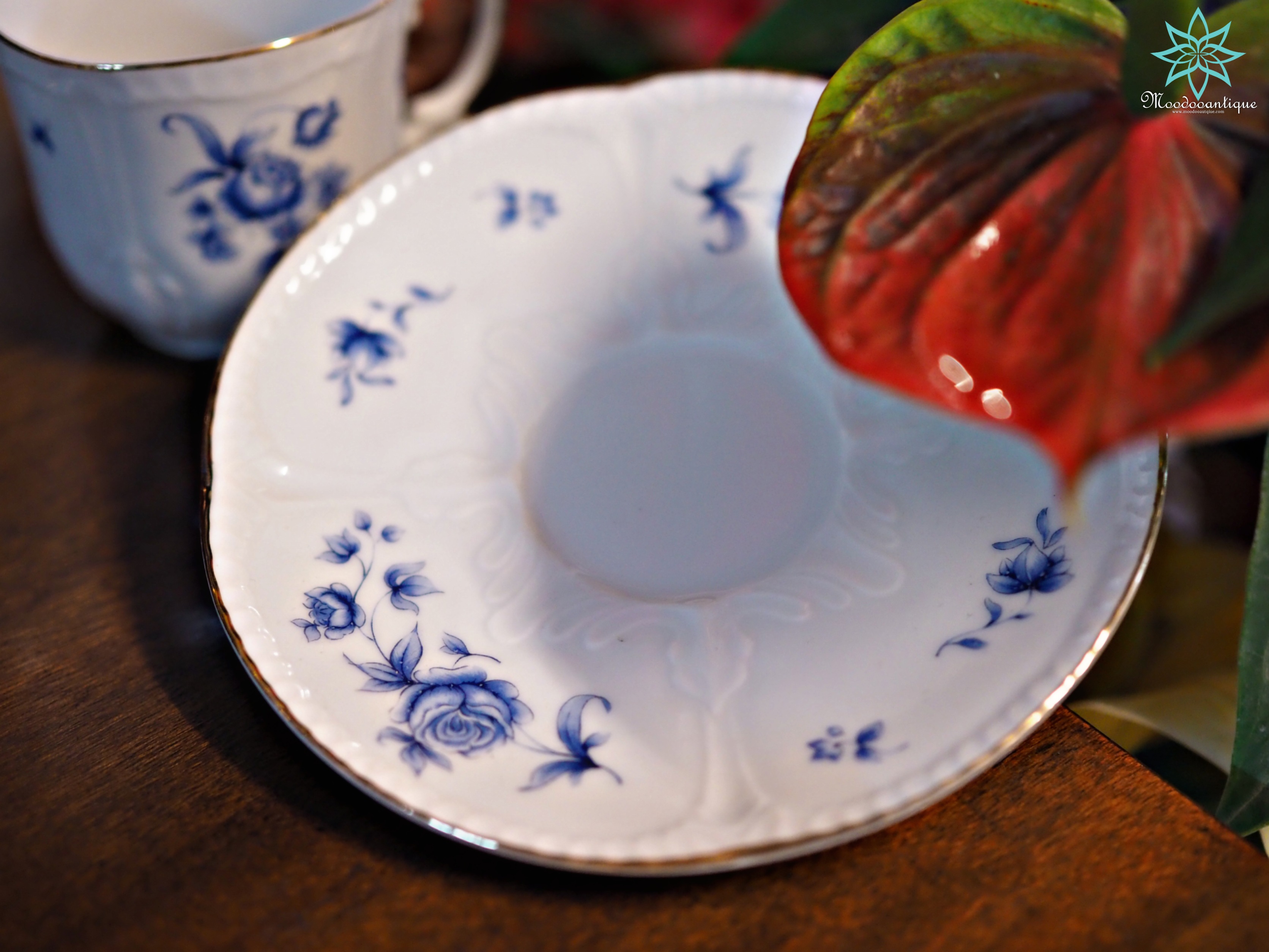 ชุดกาแฟ ลายกุหลาบฟ้า Japan