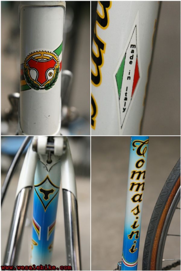 เสือหมอบโครโมลี่สับถัง Tommasini อะไหล่ Campagnolo ไซส์ M