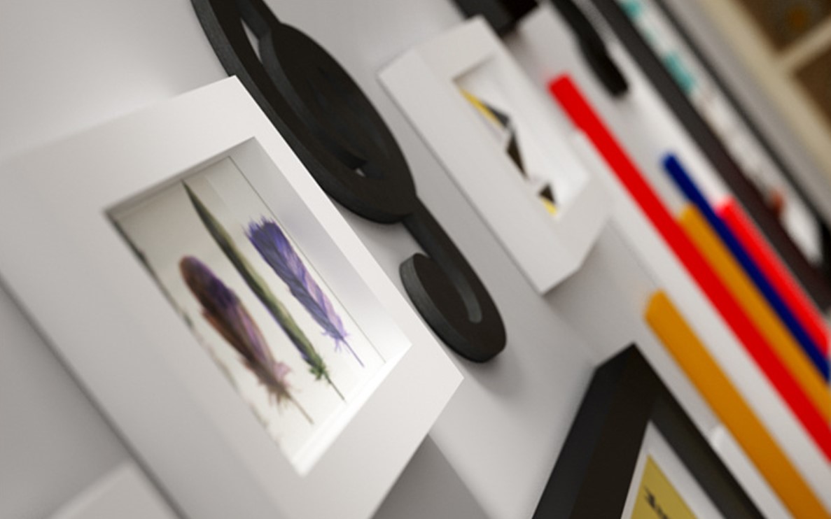 ชุดกรอบรูปติดผนัง Music กรอบรูปไม้ 7 ชิ้น+งานไม้ตกแต่งแนวดนตรี พร้อมรูปภาพตามแบบและวัสดุติดตั้ง