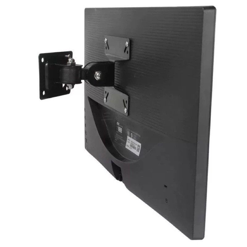 [F01]ขายึดจอคอม จอทีวี ติดผนัง รองรับ14-24นิ้ว ปรับซ้ายขวาก้มเงยได้