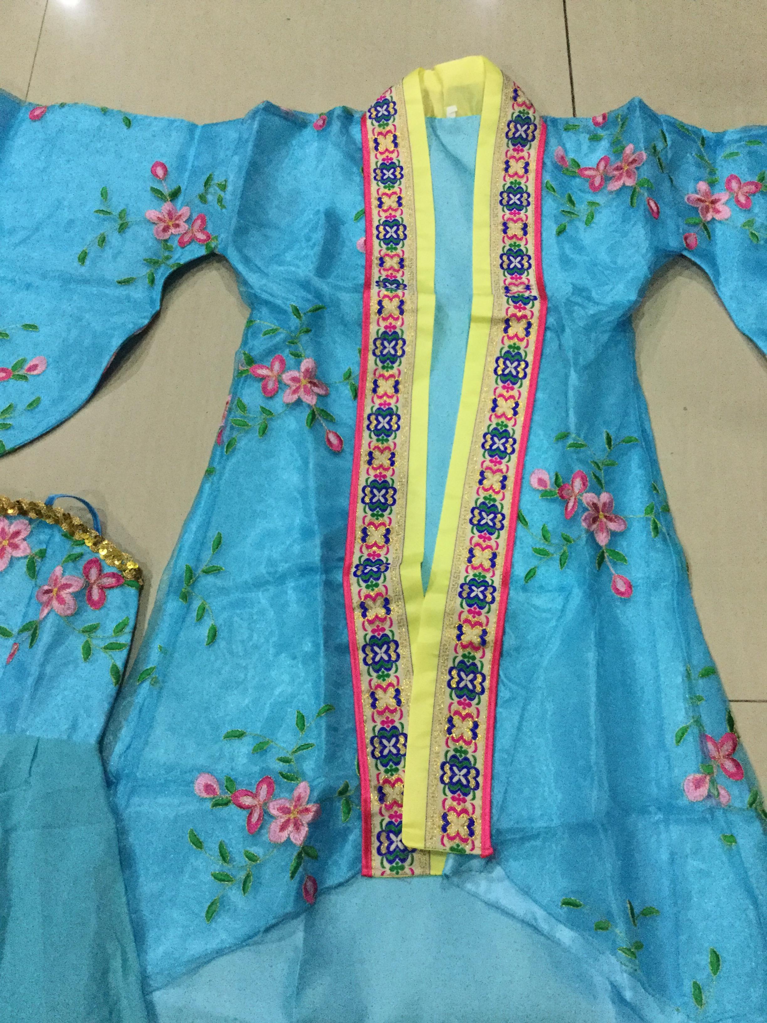 ชุดเจ้าหญิง สีฟ้า รหัส PIN 135สินค้าพร้อมส่ง